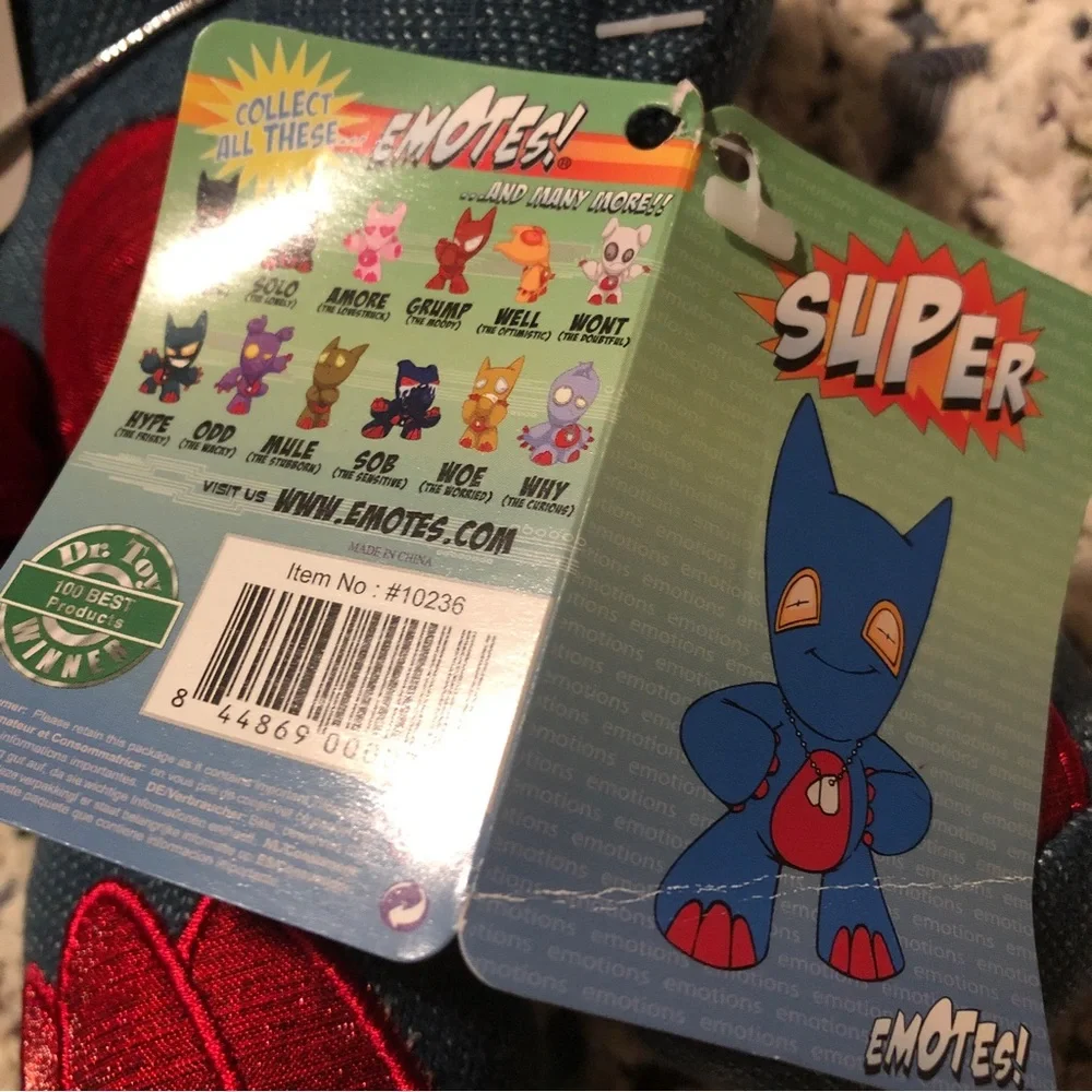 Emotes Super 12” plush‎ stuffed animal collectible New